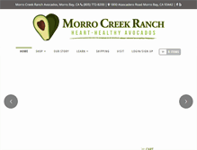 Tablet Screenshot of morrocreekranch.com